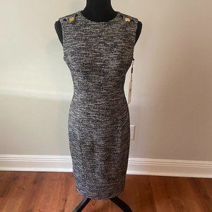 BNWT Calvin Klein Tweed Dress Size 4